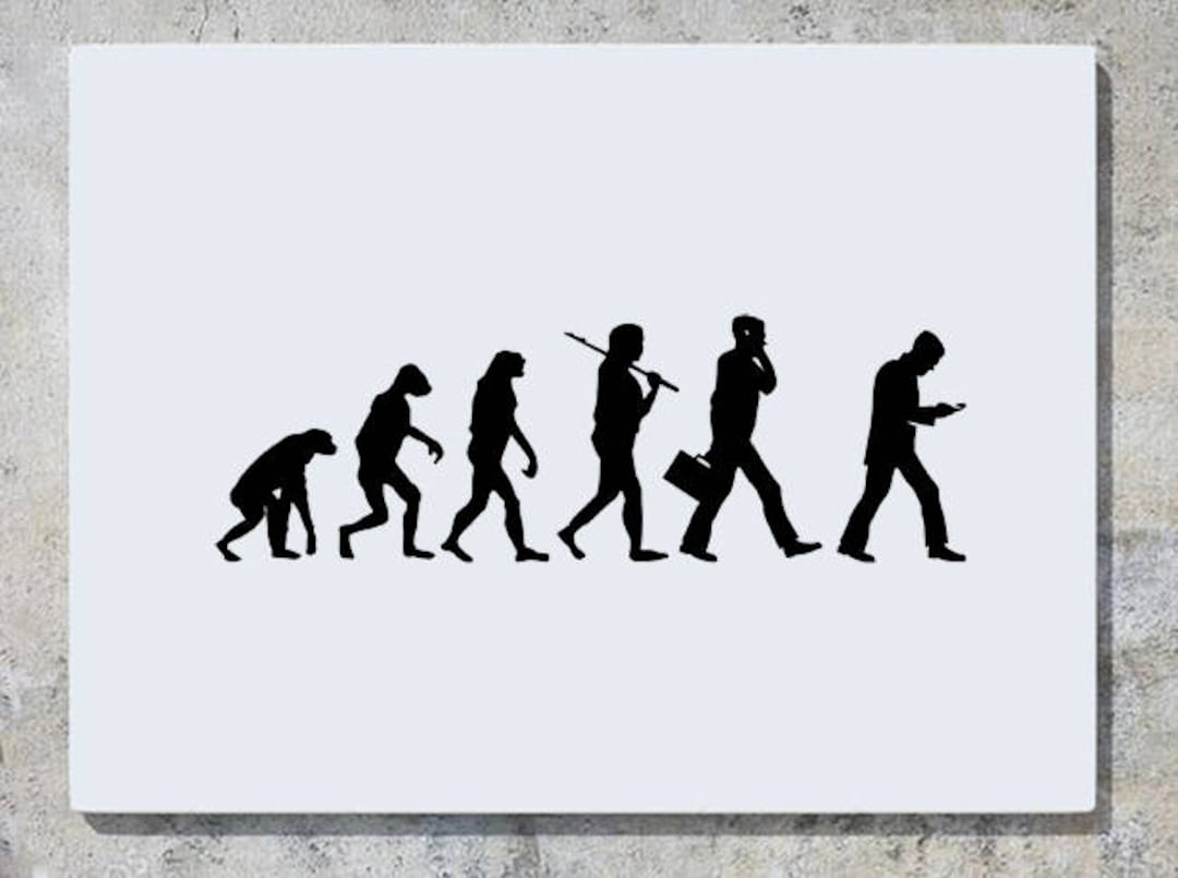 Evolution of A Man Bedroom Wall Art Sticker Picture Decal - Etsy