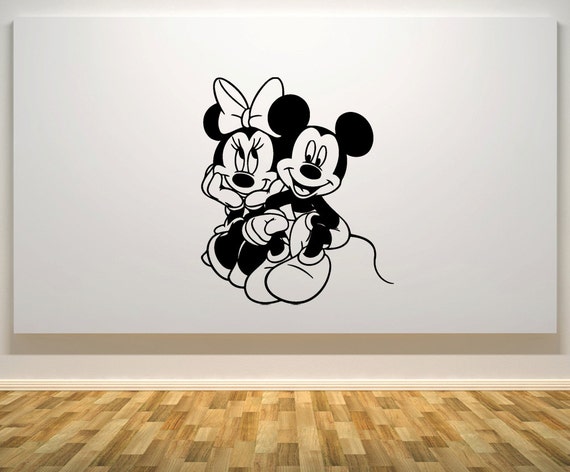 Micky Maus und Minnie Maus Liebe Disney Küche Schlafzimmer Wand Kunst  Aufkleber Bild Aufkleber - .de