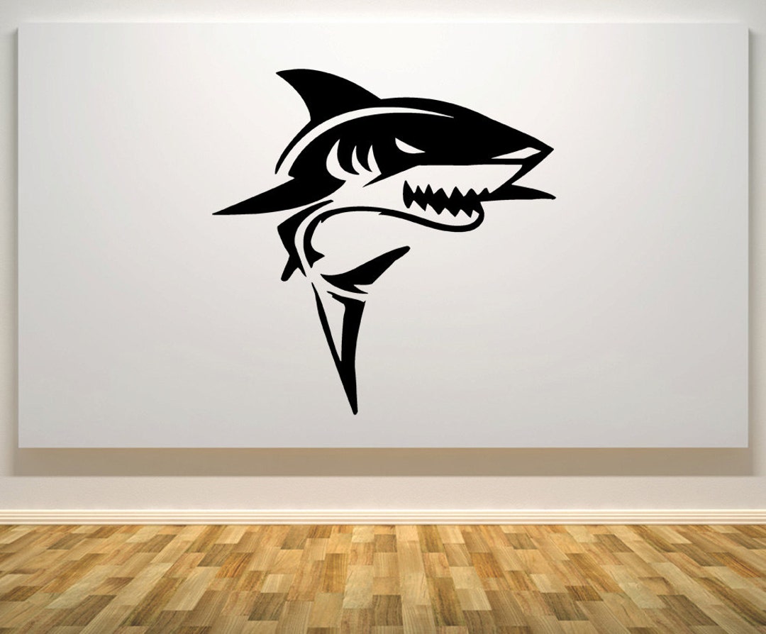 Shark Sea Fish Jaws Great White Bathroom Kids Children's Bedroom