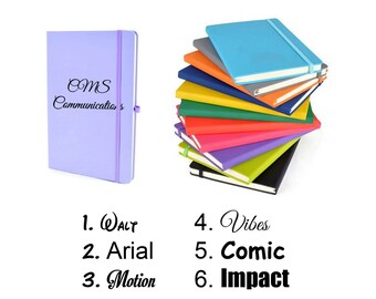 Personalised Custom A5 Notepad with closure and pen loop - Business Planner - Promotional - Merchandise Hardbacked Book - Planner To-do List