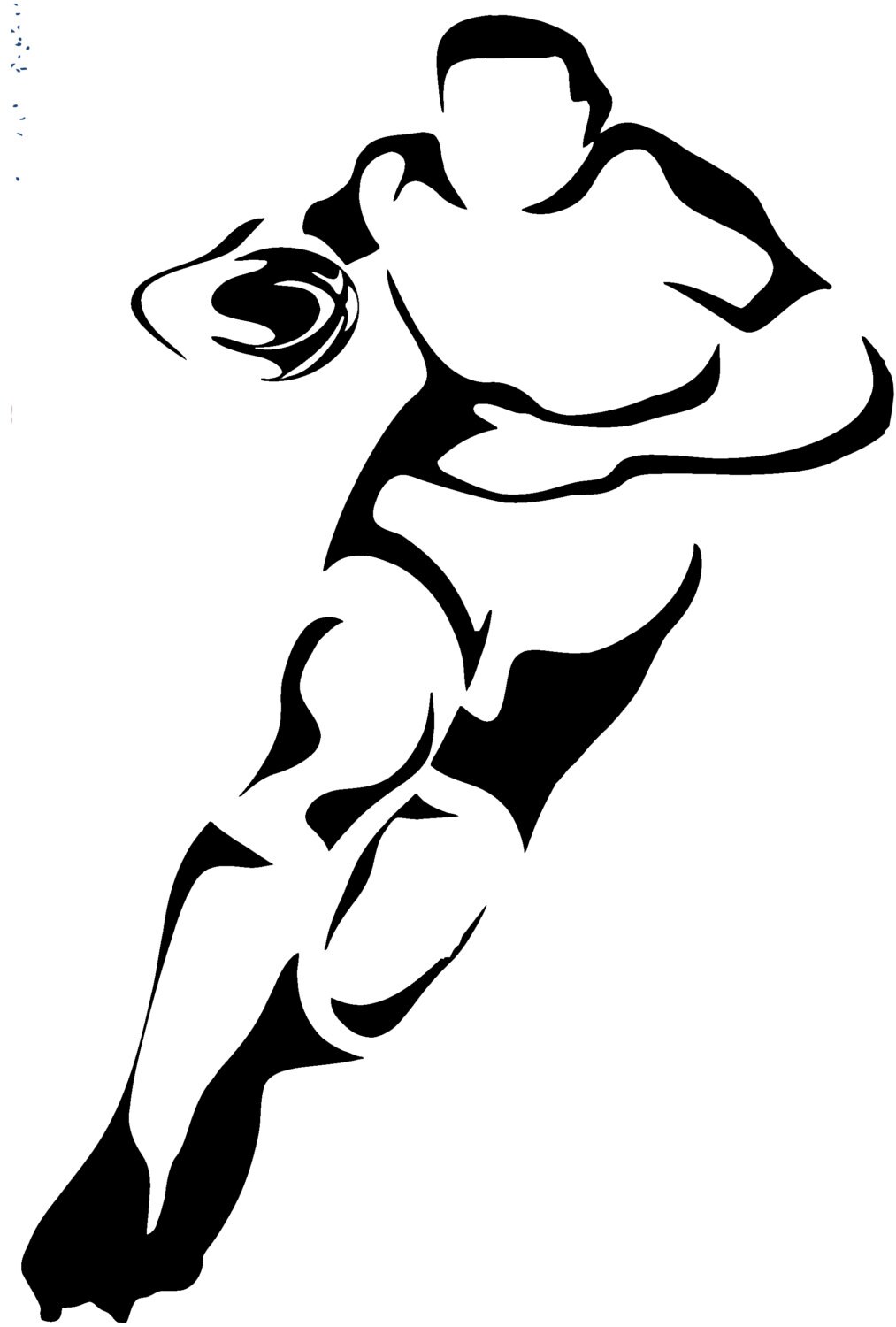 Etiqueta de la imagen Rugby jugador cocina dormitorio pared | Etsy