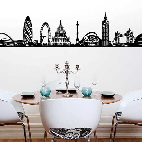 London Wall Mural Etsy