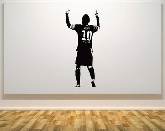 Lionel Messi Football Soccer Player Argentina Argentinian - Children&#39;s Bedroom / Nursery Wall Art Decal Sticker Picture Decal Poster