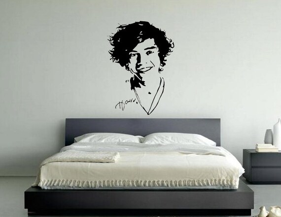Harry Styles One Direction 1d Children S Bedroom Nursery Wall Art Sticker Picture Decal