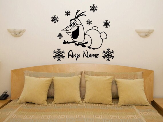 Frozen Kunst Aufkleber Für Schlafzimmer Personalisiertes Frozen