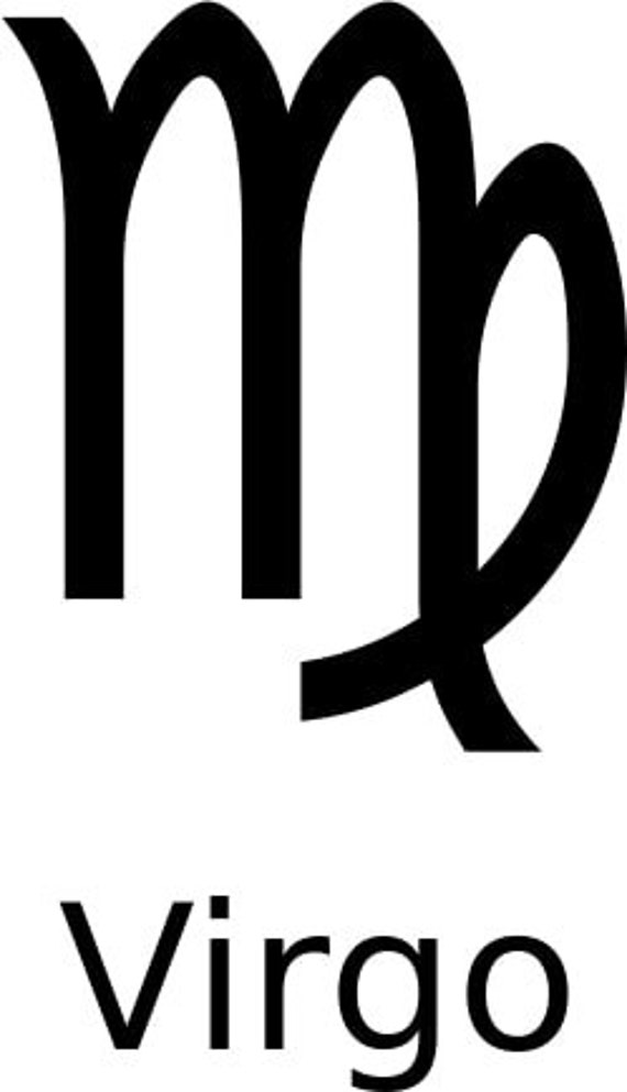 Virgo Text Symbol