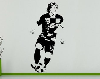 Luka Modric Croatian  Football Soccer Player Midfielder Kitchen Bedroom Wall Art Sticker Picture Decal