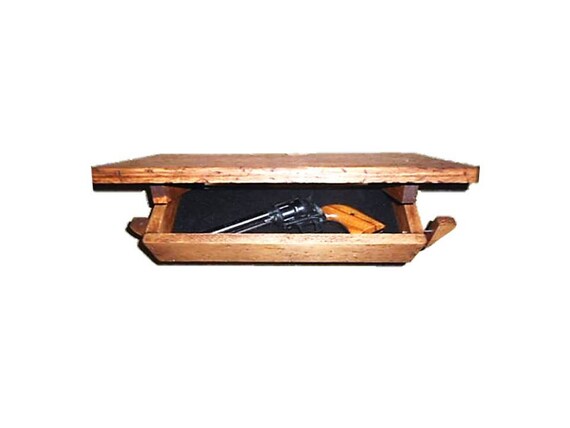 Wood Wall Shelf Hidden Compartment Gun Safe Jewelry Cabinet Etsy