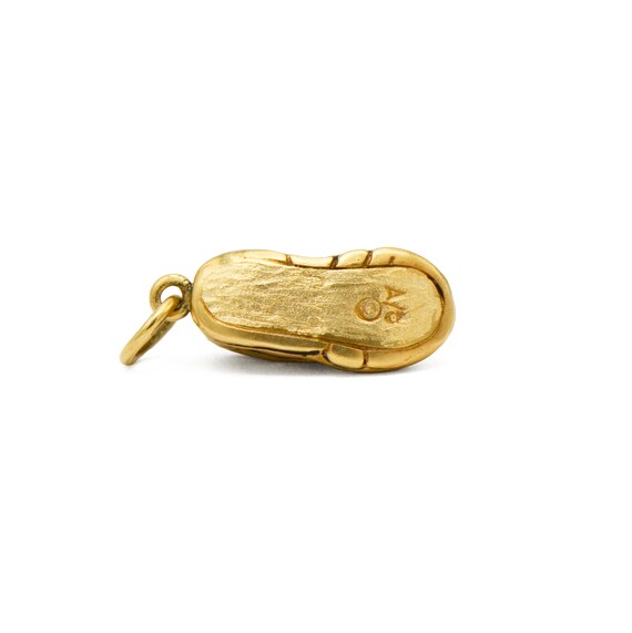 Yellow Gold  Track  Shoe Charm - image 2