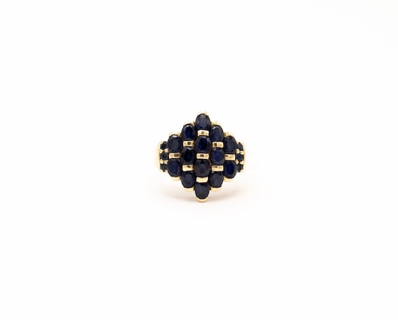 Sapphire Yellow Gold Ring - image 1