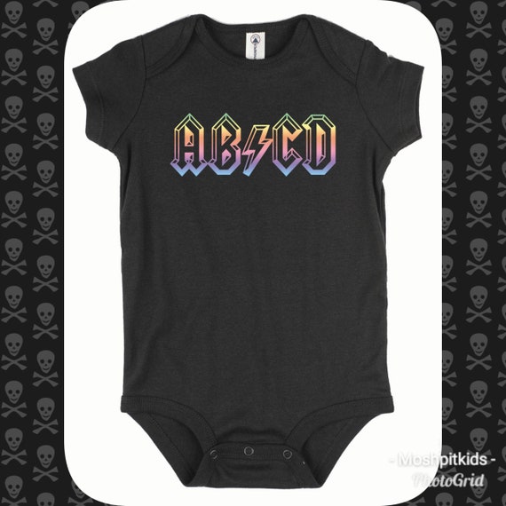 ac dc onesie