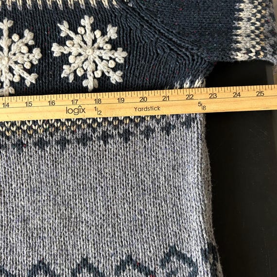 Vintage Basic Editions Holiday Snowflake Fair Isl… - image 5