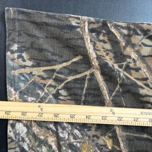 Vintage Habitat Mossy Oak Break Up Camo T-Shirt All Over Print Hunting 2XL image 5