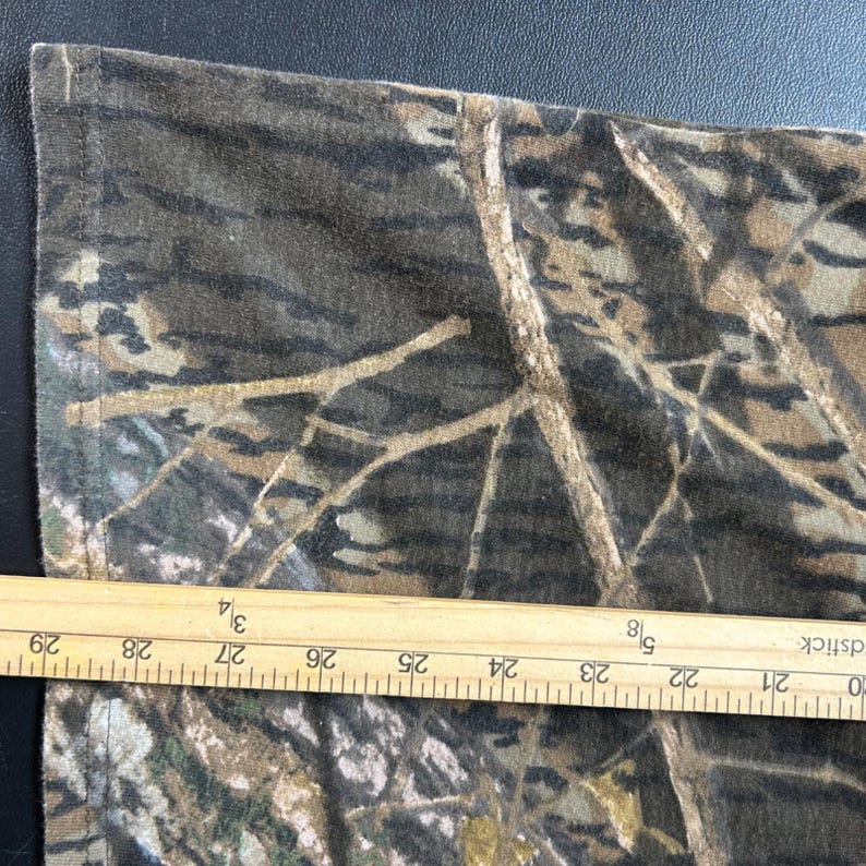 Vintage Habitat Mossy Oak Break Up Camo T-Shirt All Over Print Hunting 2XL image 5