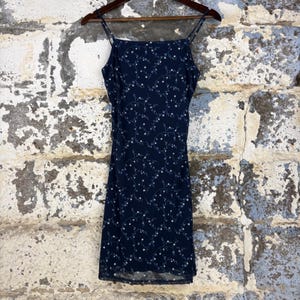 navy blue dress for baby girl 90s whimsigoth Dress main image 1