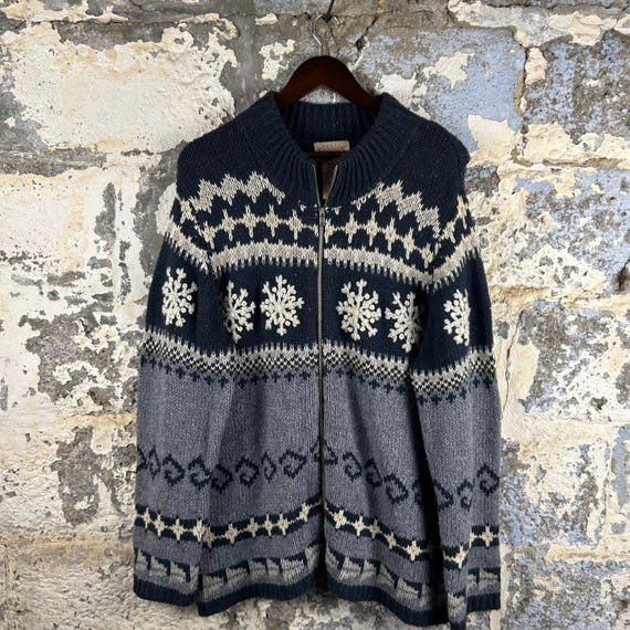 Vintage Basic Editions Holiday Snowflake Fair Isl… - image 1