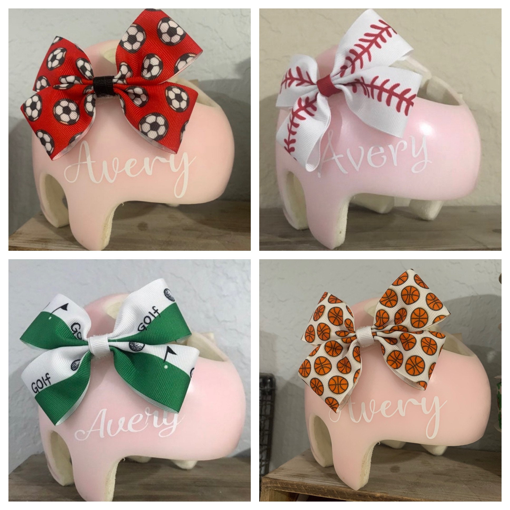 Handmade Helmet Bow (SPORTS)