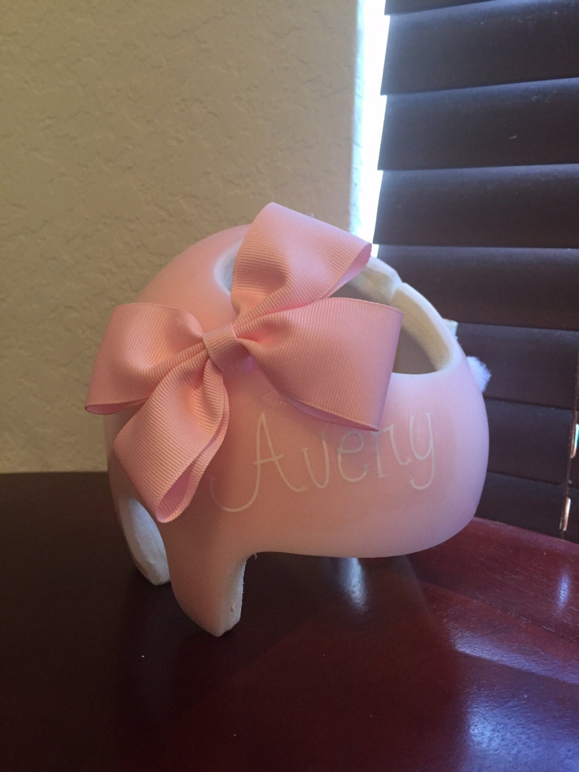 Handmade helmet bow (LIGHT PINK)