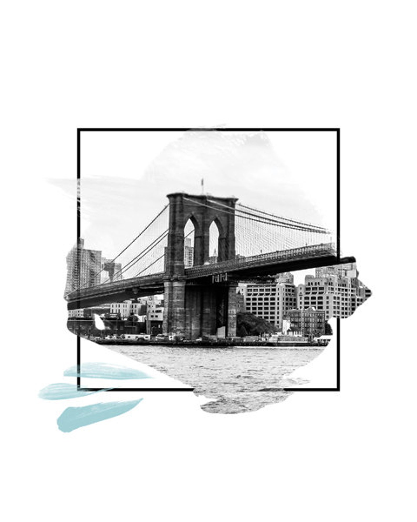 Brooklyn Bridge Printable art Instant download | Etsy