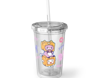 Foxy and Boxy Lanky Box Acrylic Cup