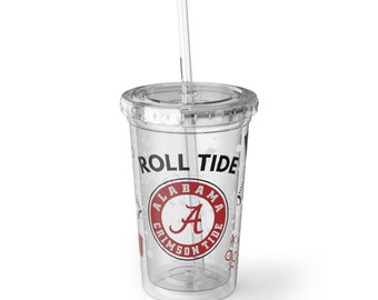 Acrylbeker met Alabama-logo