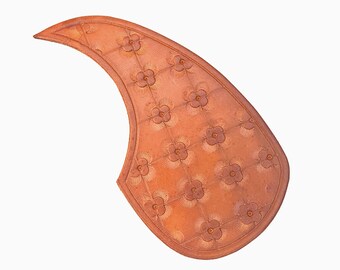 Leather Pick Guard - Acoustic Guitar - Handmade, Peel and Stick