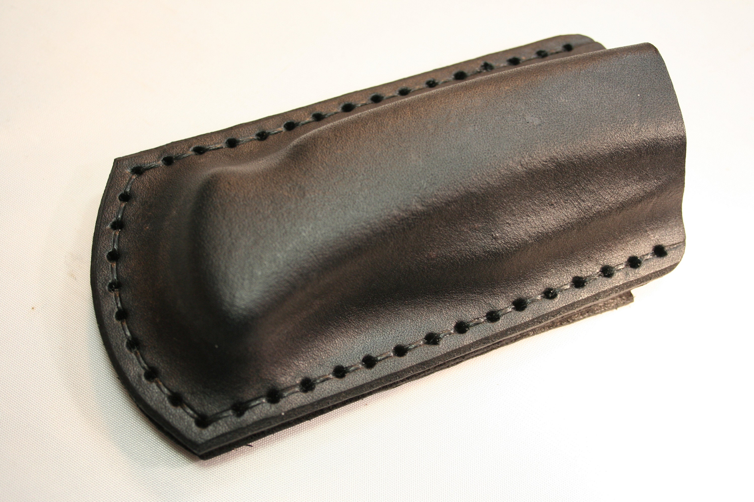 Leather Knife Sheath Custom Buck 110 Friction Fit Concealed Etsy