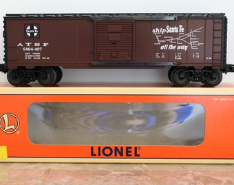 Lionel ATSF Santa Fe Boxcar - Lionel Rolling Stock - No. 6-29202 - 1997 Lionel Boxcar - O/O-27 Scale
