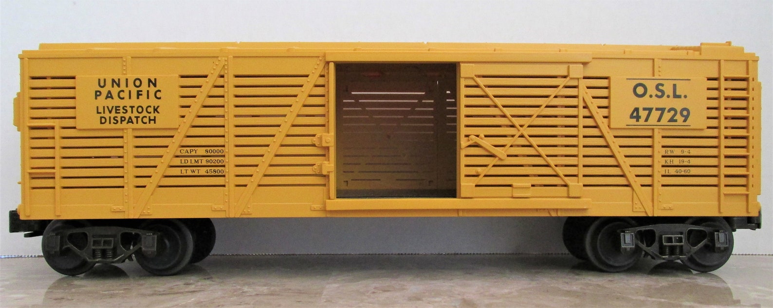 MTH Union Pacific Stock Car MTH Rolling Stock No. MT7102 1995 Stock