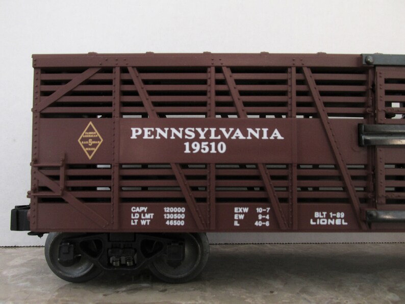 Lionel Pennsylvania Railroad Stock Car Lionel Rolling Stock No. 19510