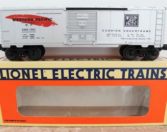 Lionel Western Pacific T.T.O.S Sacramento Valley Div. Boxcar - Lionel Rolling Stock - No. 6-52009 - 1993 Lionel Boxcar - O/O-27 Scale