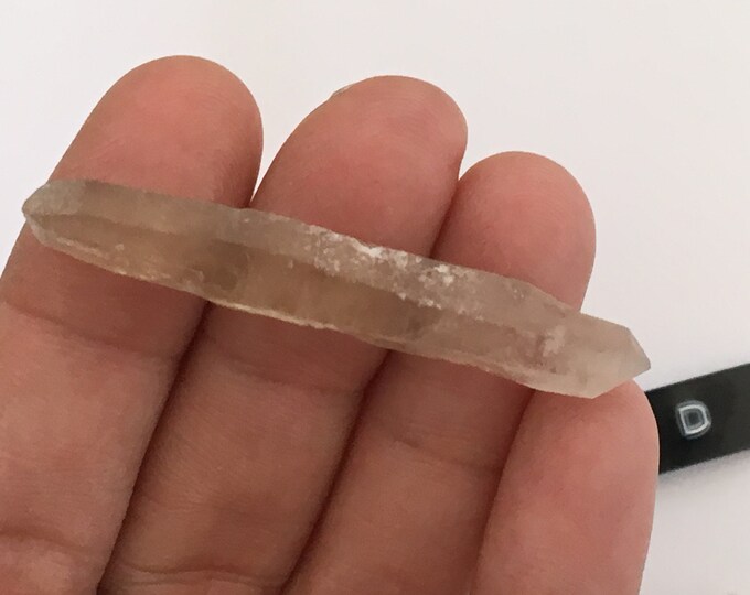 Natural Smoky Quartz Crystal Point, Unpolished Untreated Smoky Quartz Crystal, Natural Quartz Point for Jewelry Making, Crystal Grid, Energy