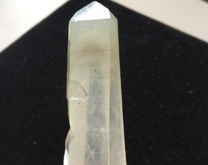 Large Phantom Quartz Crystal Point, Clear Quartz Crystal, Receiver/Generator Wand Crystal, Natural Unpolished Rough Raw Quartz Lemurian Seed