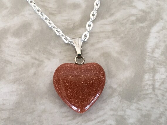 Goldstone Puffy Hearts Goldstone Puffy Hearts