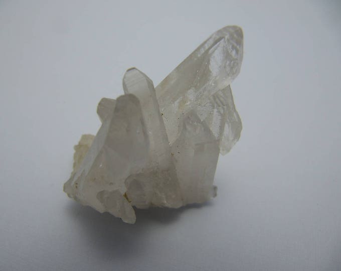 Clear Quartz Crystal Cluster, Unpolished Natural Gemstone for Meditation, Altar, Energy Work, Healing, Reiki
