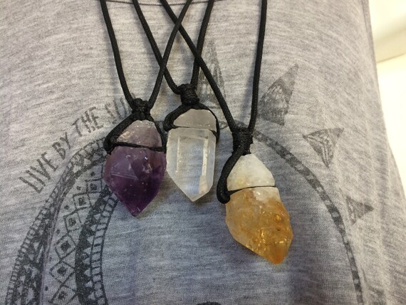 Quartz crystal jewelry deals