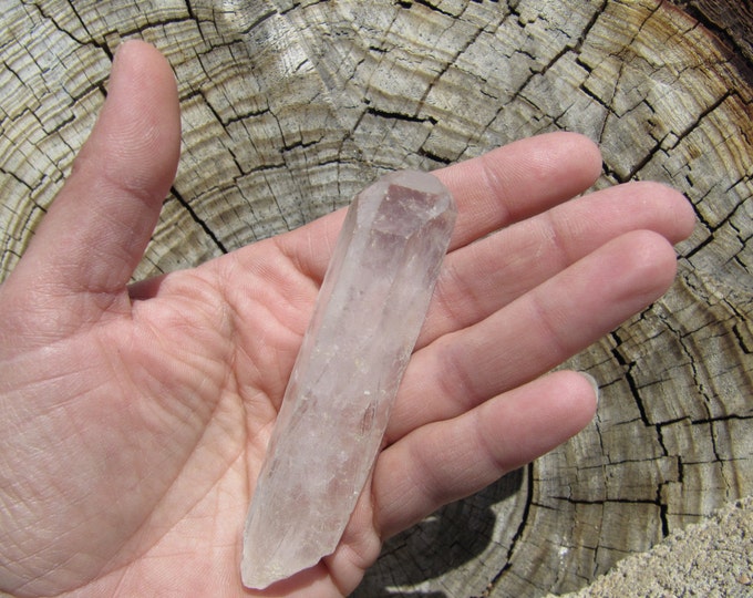 Clear Quartz Crystal Point, Massage Wand Grounding Crystal, Natural Unpolished Quartz Point, Reiki Healing, Chakra Meditation, Lemurian Seed