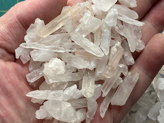 Quartz Crystal Shards Broken Crystal Fragments Natural