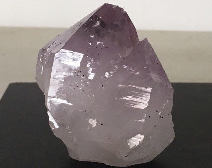 Amethyst Crystal Point, Standing Amethyst Crystal Point, Natural Gemstone, purple stone, February birthstone, Purple Amethyst Cut Base