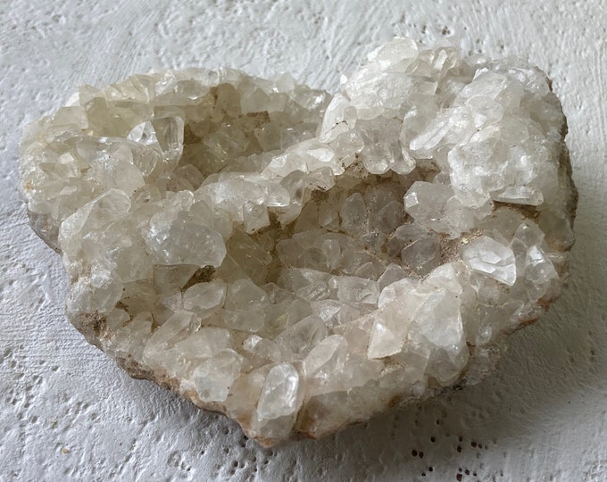 Natural Geode - Quartz Crystal, Agate Geode Section,  Natural Stone, Raw Unpolished Mineral, Rough Gemstone, Reiki & Chakra Healing Stones