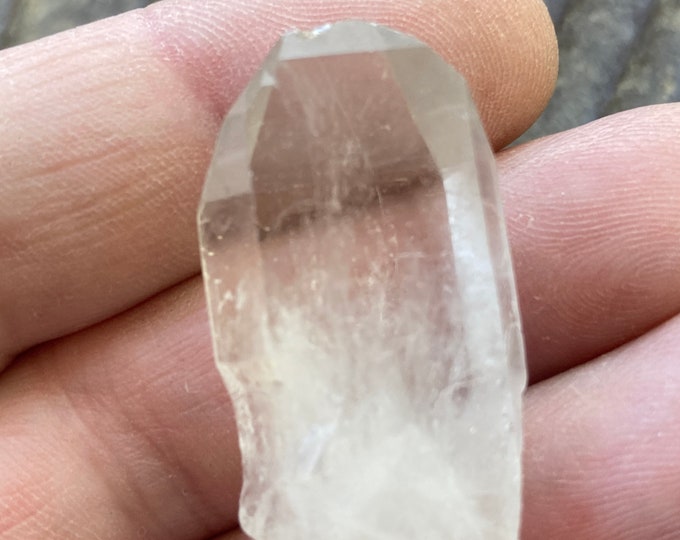 Quartz Crystal Point, 1+" Small Crystal Wand Point, Natural Unpolished Warrior Crystal Meditation Reiki