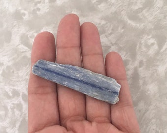 Blue Kyanite Blade, Natural Rough Kyanite Gemstone, Raw Unpolished Kyanite Crystal Mineral Specimen, Cleansing Reiki Chakra Healing Stone