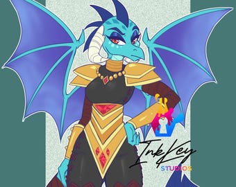 Ember | Art Print | 8.5x5.5" | MLP
