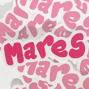 3&quot; Sticker | Mares | Cute Anime Sticker | Laptop Sticker | Water bottle Sticker | Notebook Sticker | Waterproof Sticker