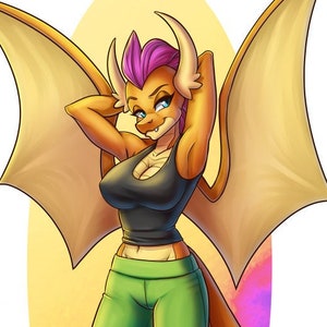 Smolder | MLP | 11x17 Print