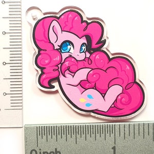 2 Pinkie Pie MLP Acrylic Charm image 1