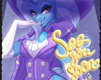 Trixie | MLP | 11 x 17 Print | Art My Little Pony Poster