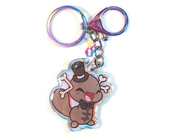 2" Paldea Wooper | Rainbow Keychain | MLP