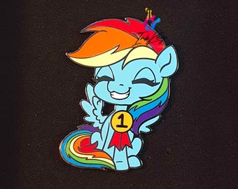 Rainbow Dash Medal | ~2.5" Enamel Pin | MLP