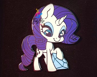 Rarity Gem | ~2" Enamel Pin | MLP